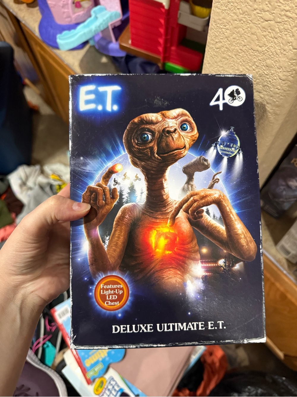 E.T. Deluxe Ultimate E.T. Light-Up Figure - NEW